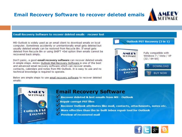 free outlook recovery software